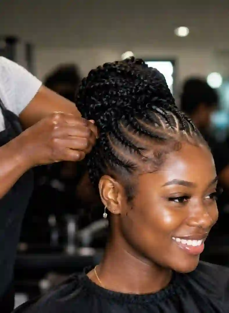Salon braid style
